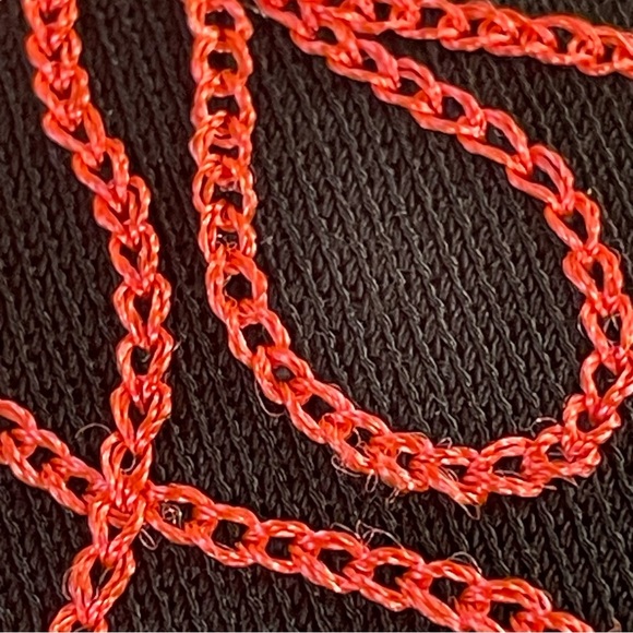 Ming Wang Womens 1x Black Coral Blazer Cardigan Sweater 3/4 Sleeve Open Front - Picture 4 of 12